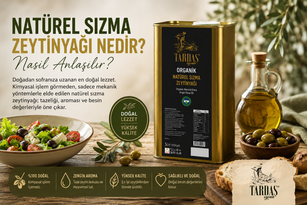Natürel Sızma Zeytinyağı Nedir? Nasıl Anlaşılır?