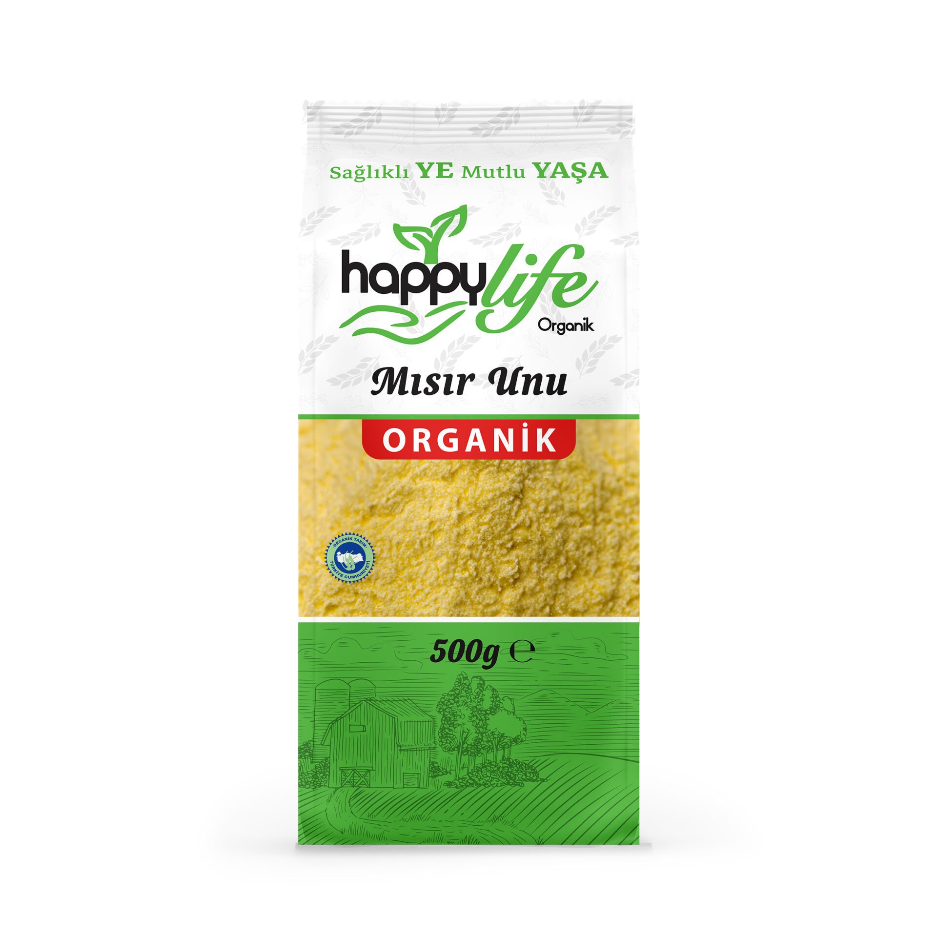 Organik Mısır Unu 500 Gr