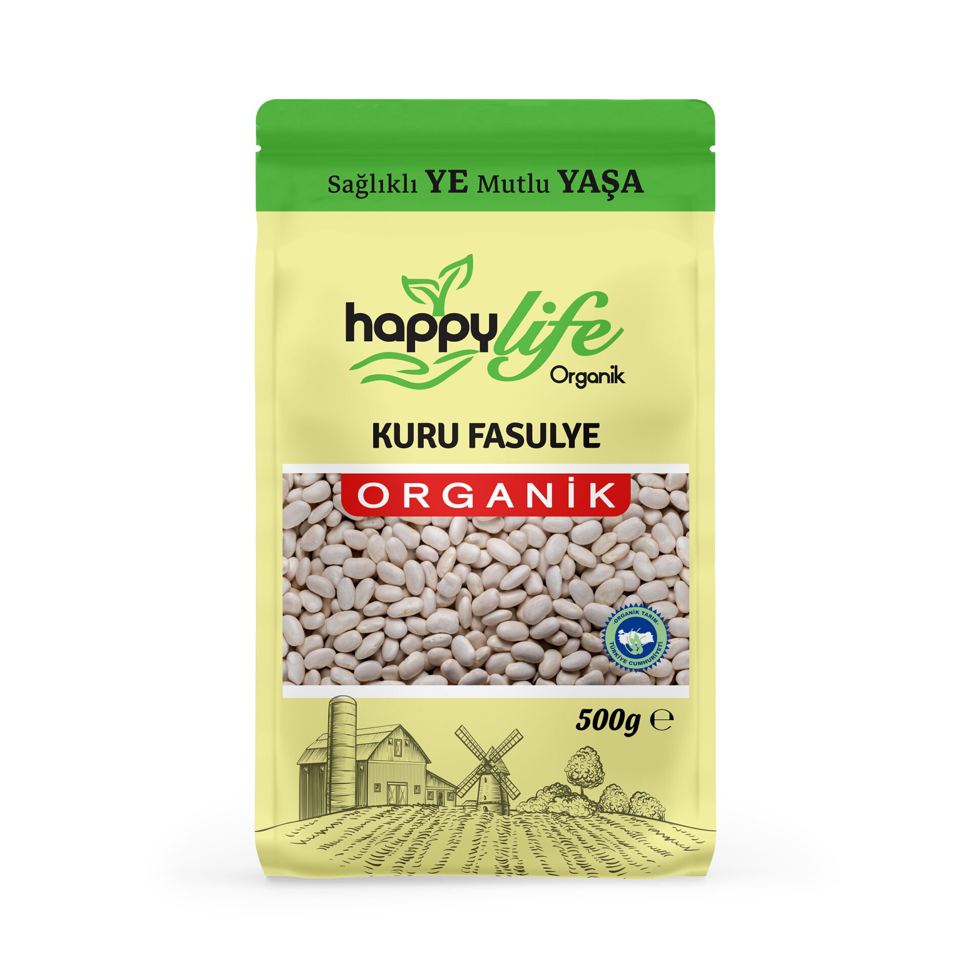 Organik Kuru Fasulye 500 Gr