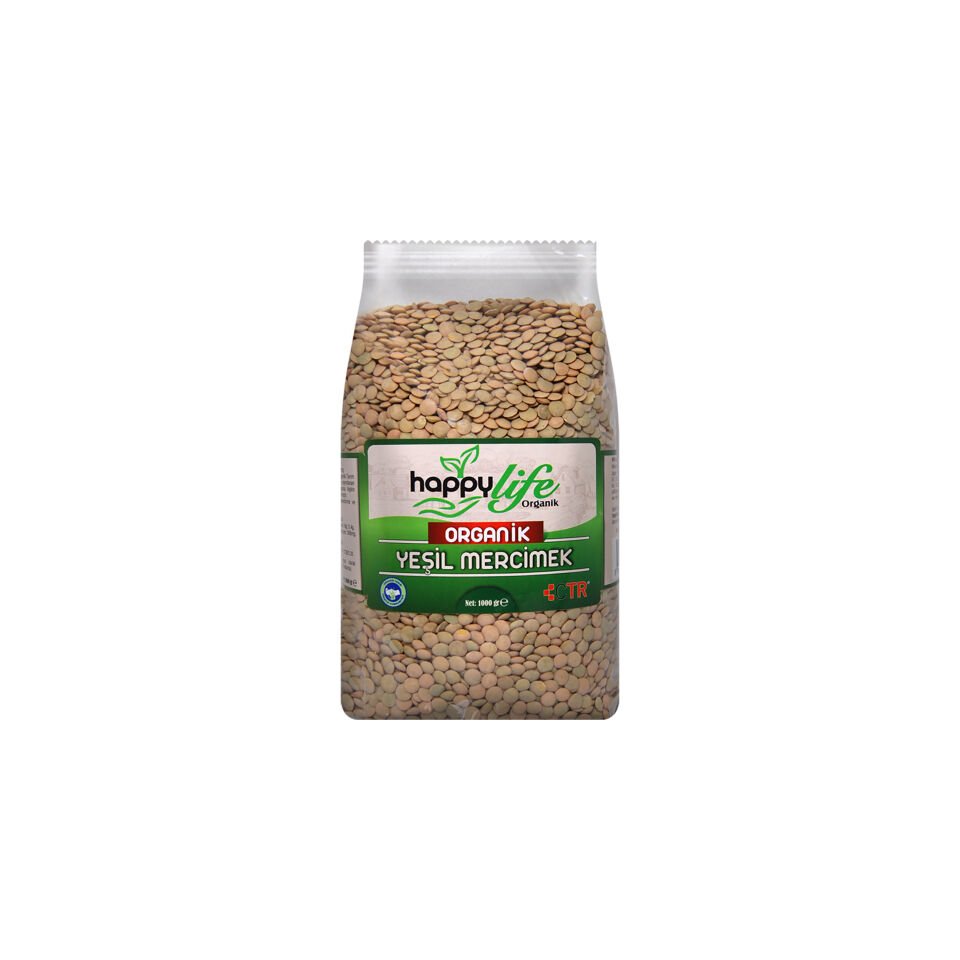 Organik Yeşil Mercimek 1000 Gr