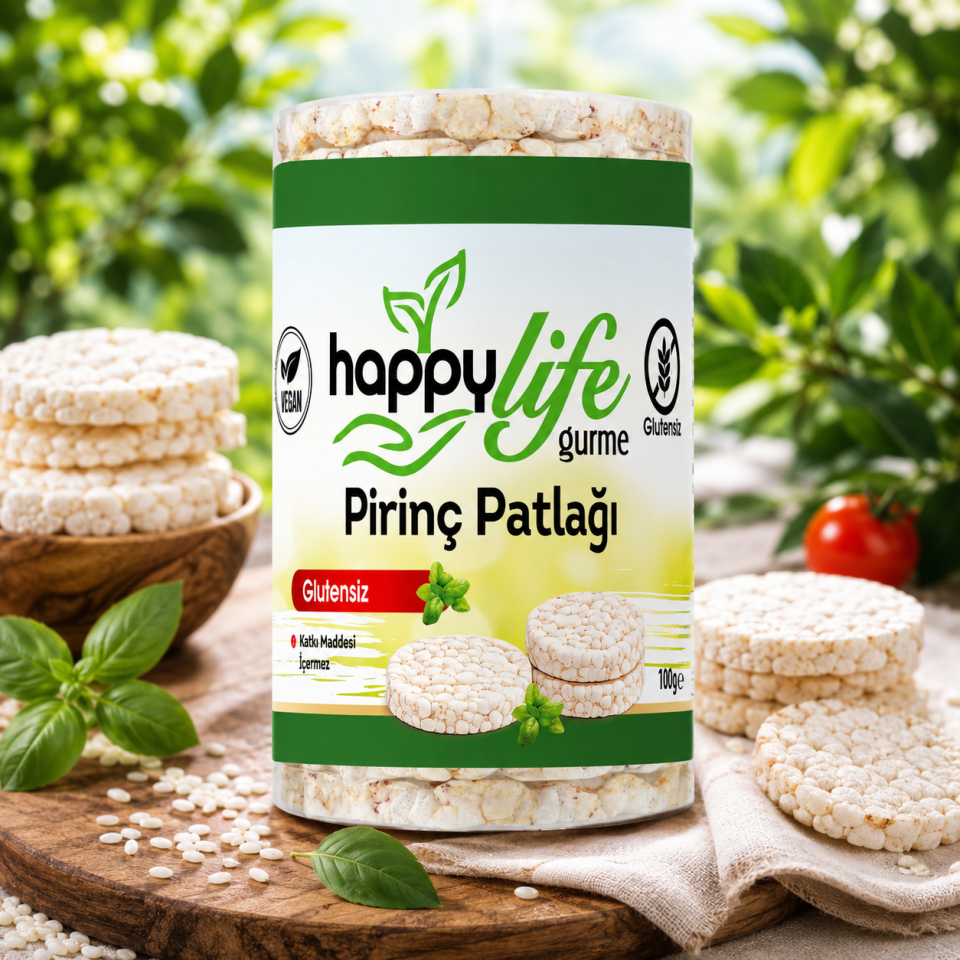 Glutensiz Pirinç Patlağı 100 Gr