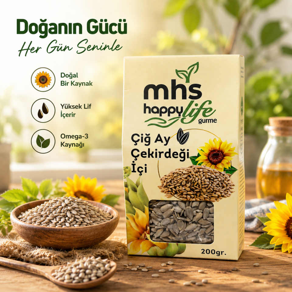 Çiğ Ay Çekirdek İçi 200 Gr
