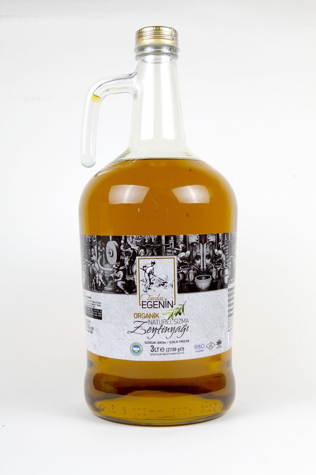 Organik Naturel Sızma Zeytinyağı 3 Lt