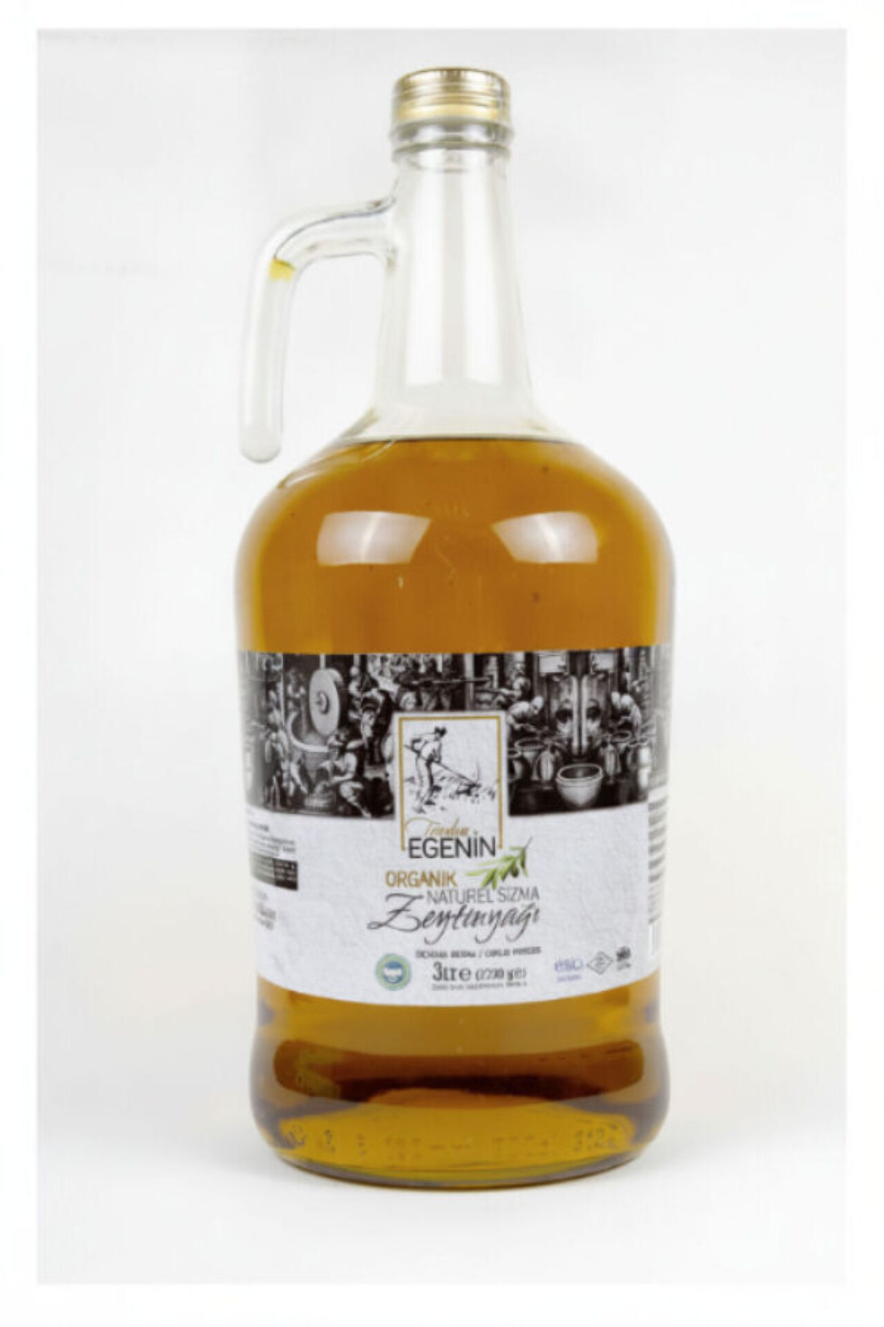 Organik Naturel Sızma Zeytinyağı 3 Lt