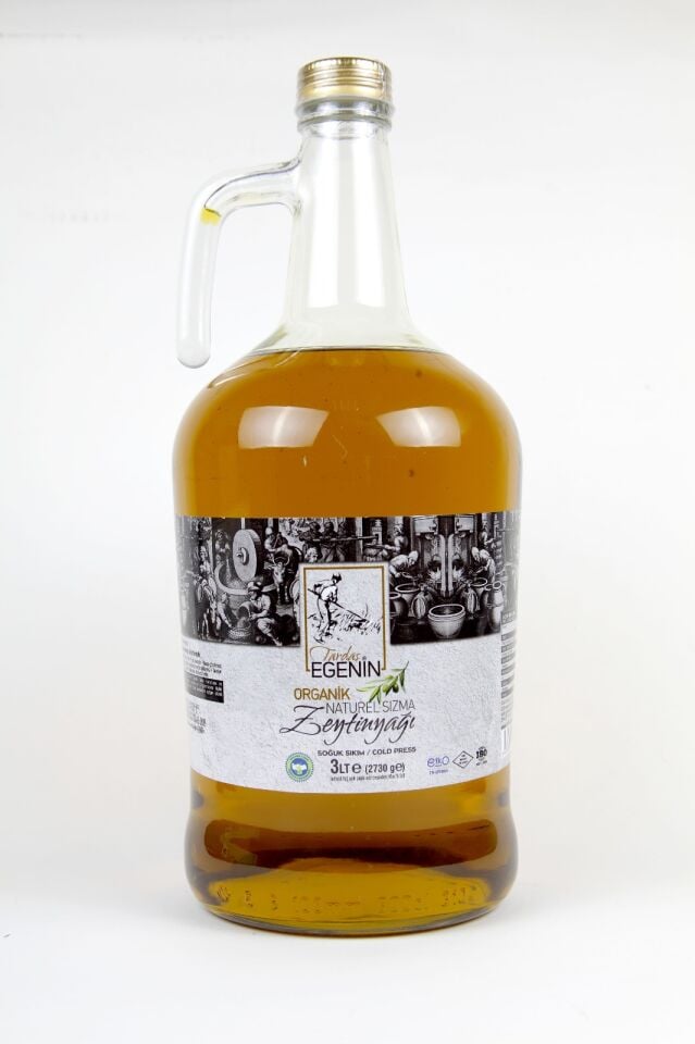 Organik Naturel Sızma Zeytinyağı 3 Lt