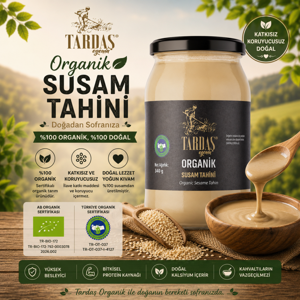 Organik Tahin 340 Gr