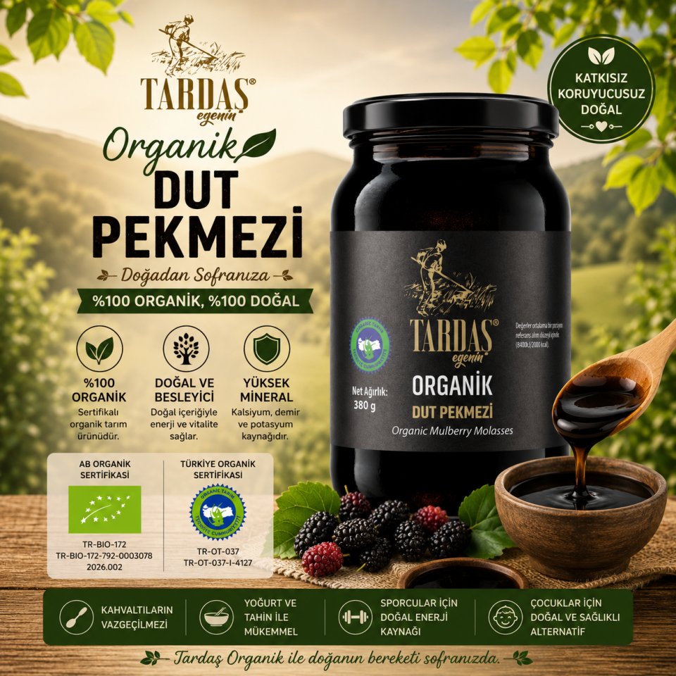 Organik Dut Pekmezi 380 Gr