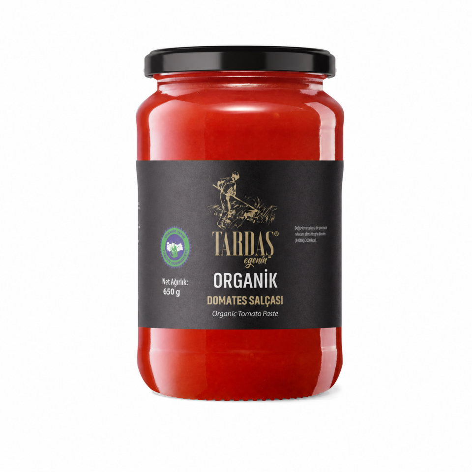 Organik Domates Salçası 650 Gr