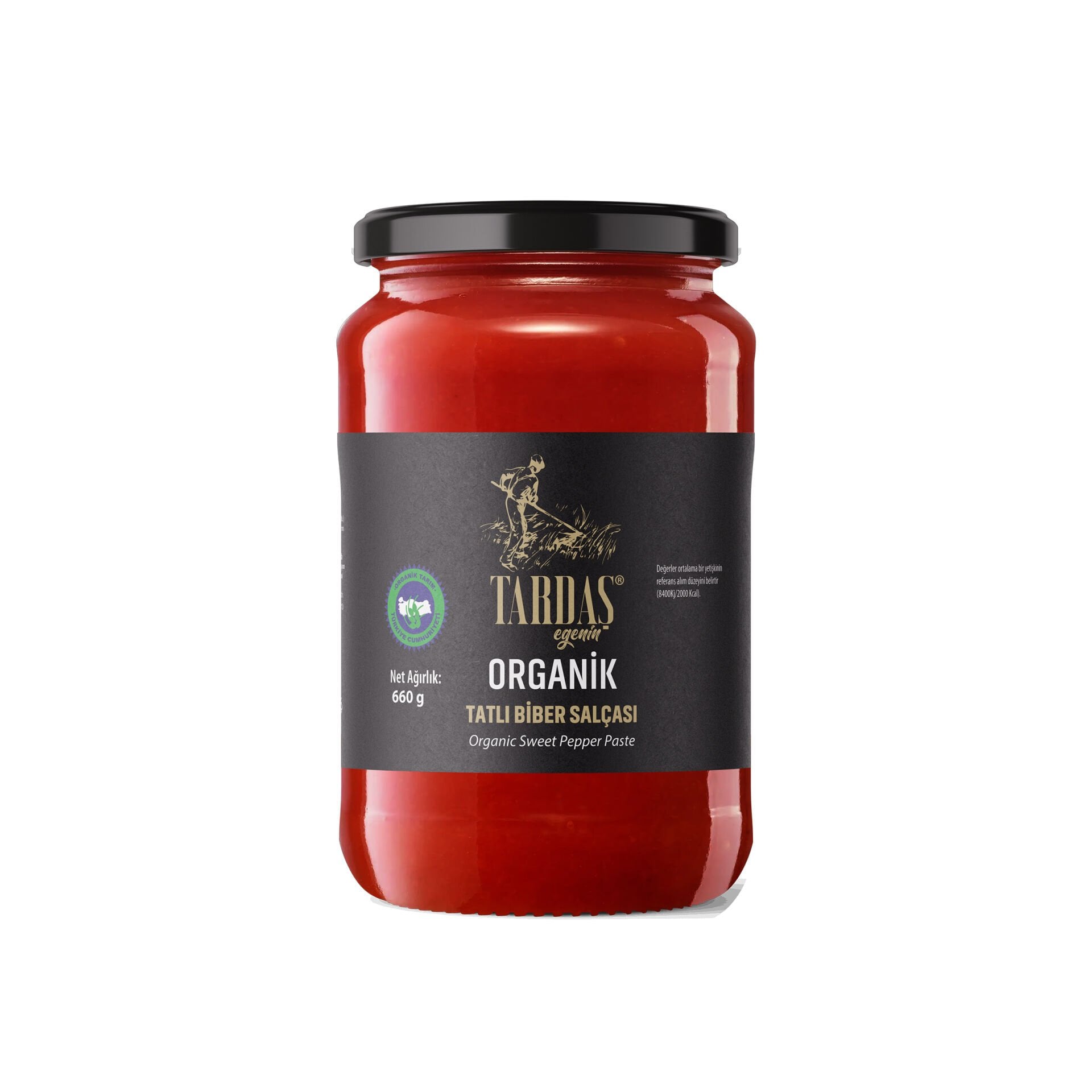 Organik Biber salçası 600 Gr