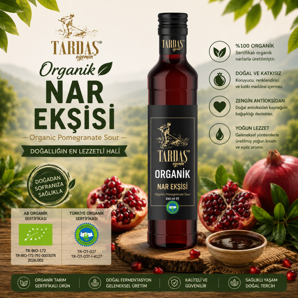 Organik Nar Ekşisi 250 Ml