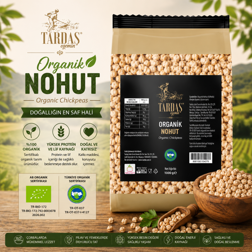 Organik Nohut 1 Kg