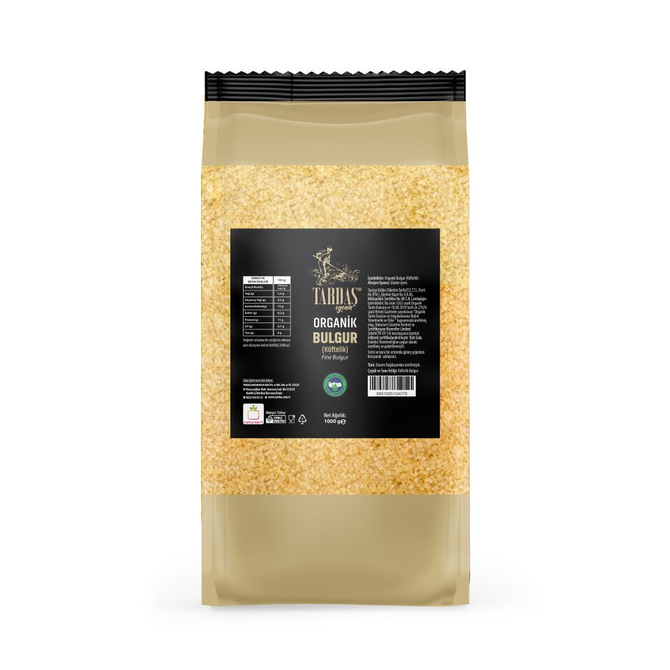 Organik Köftelik Bulgur 1 Kg