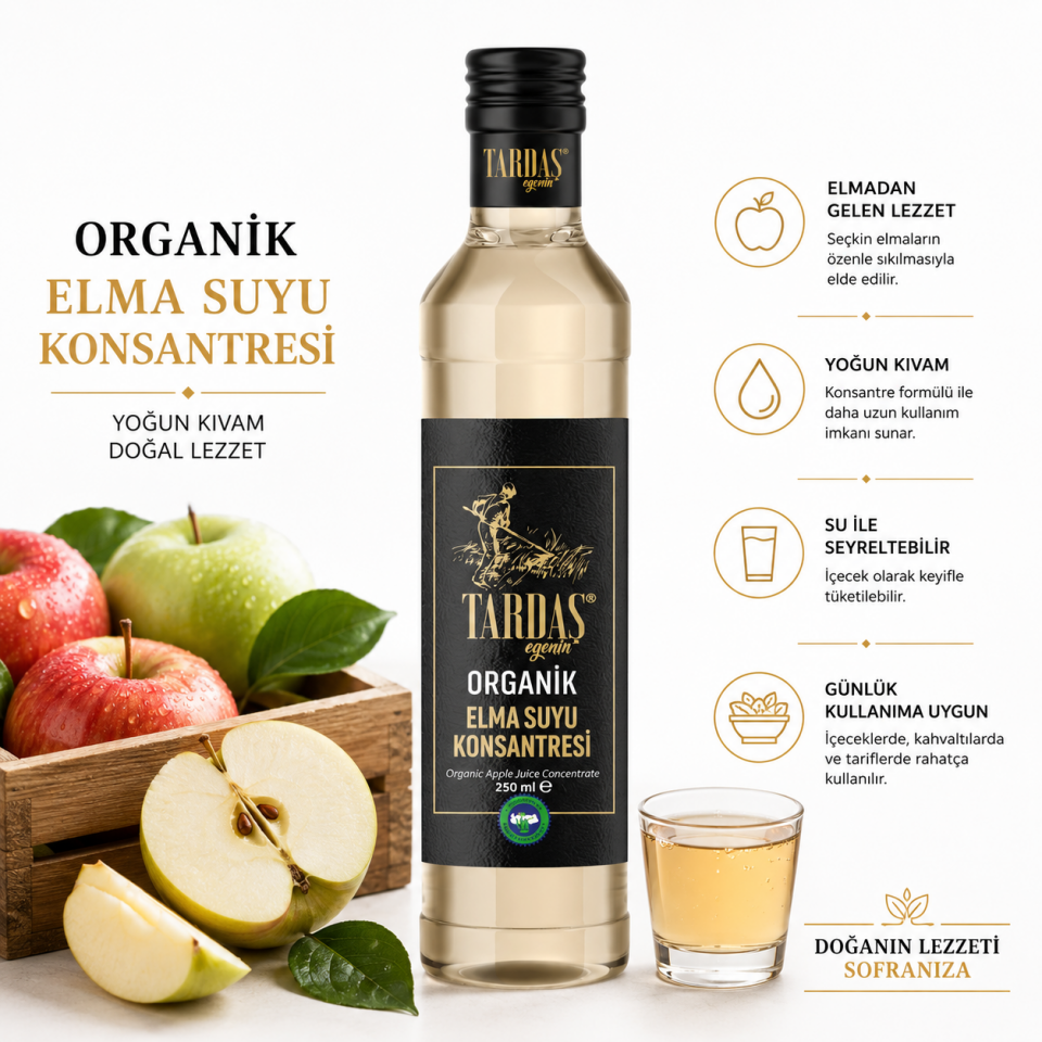 Organik Elma Konsantresi 250ML
