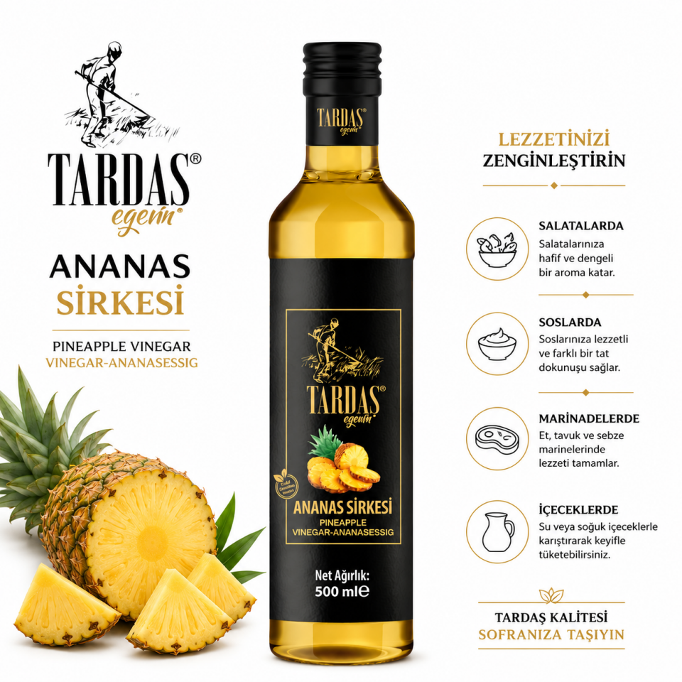 Tardaş Ananas Sirkesi 500 Ml